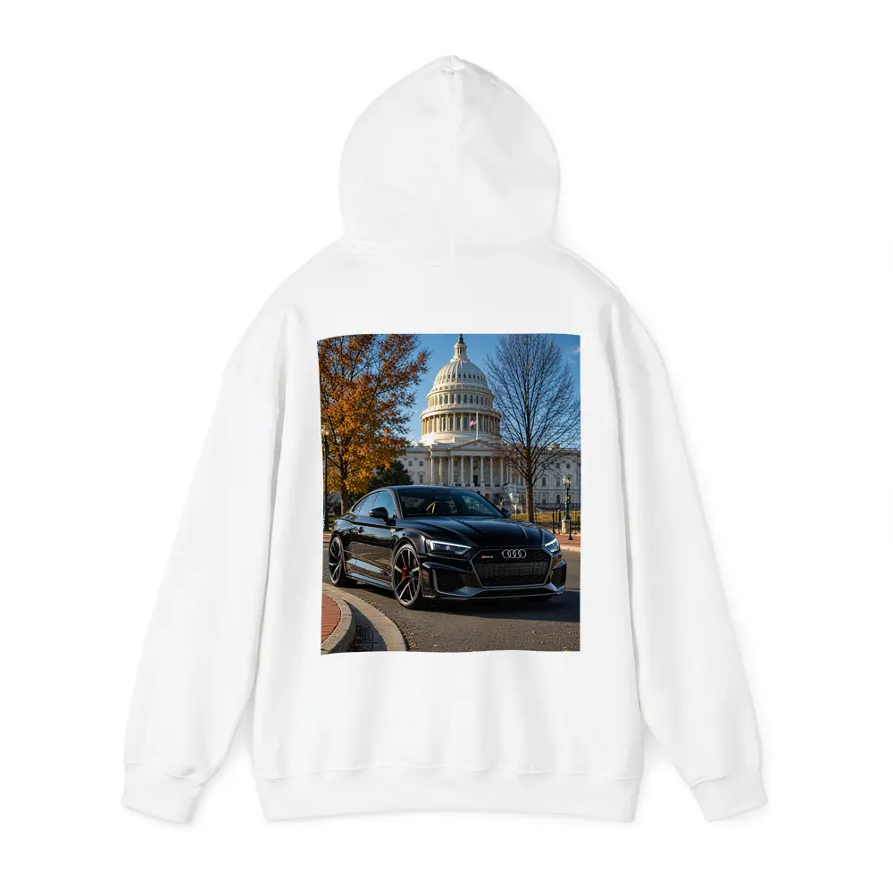 Black Audi RS5 At US Capitol – Hoodies