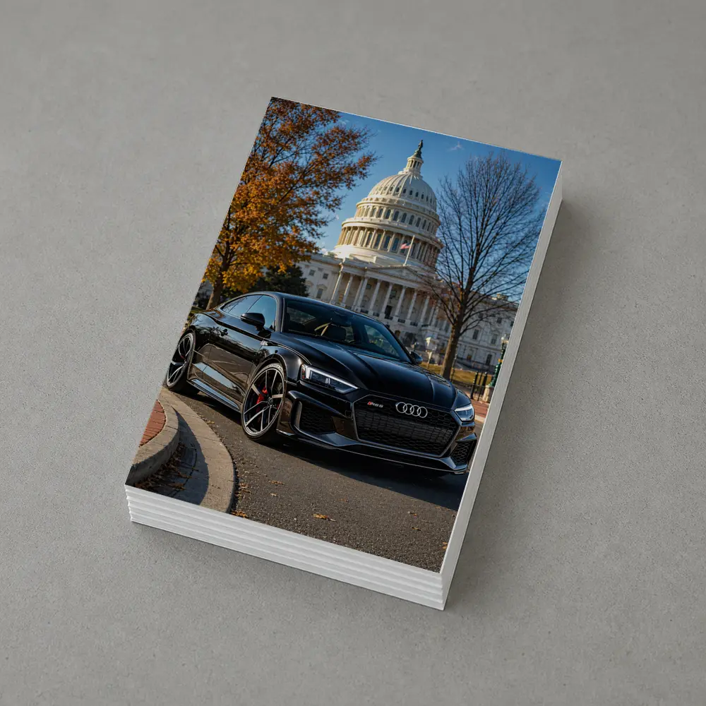 Black Audi RS5 At US Capitol – Postcards