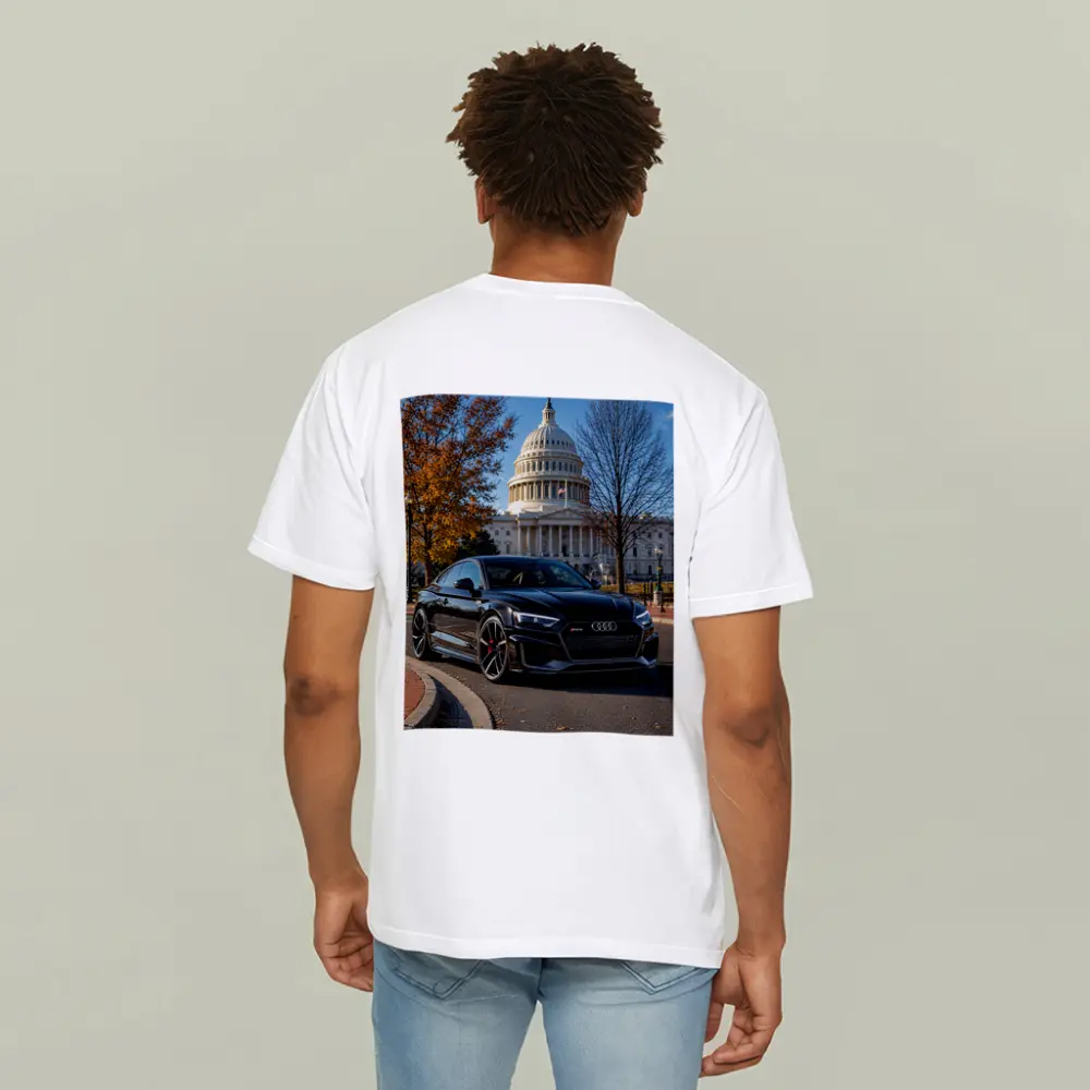 Black Audi RS5 At US Capitol – T-Shirts