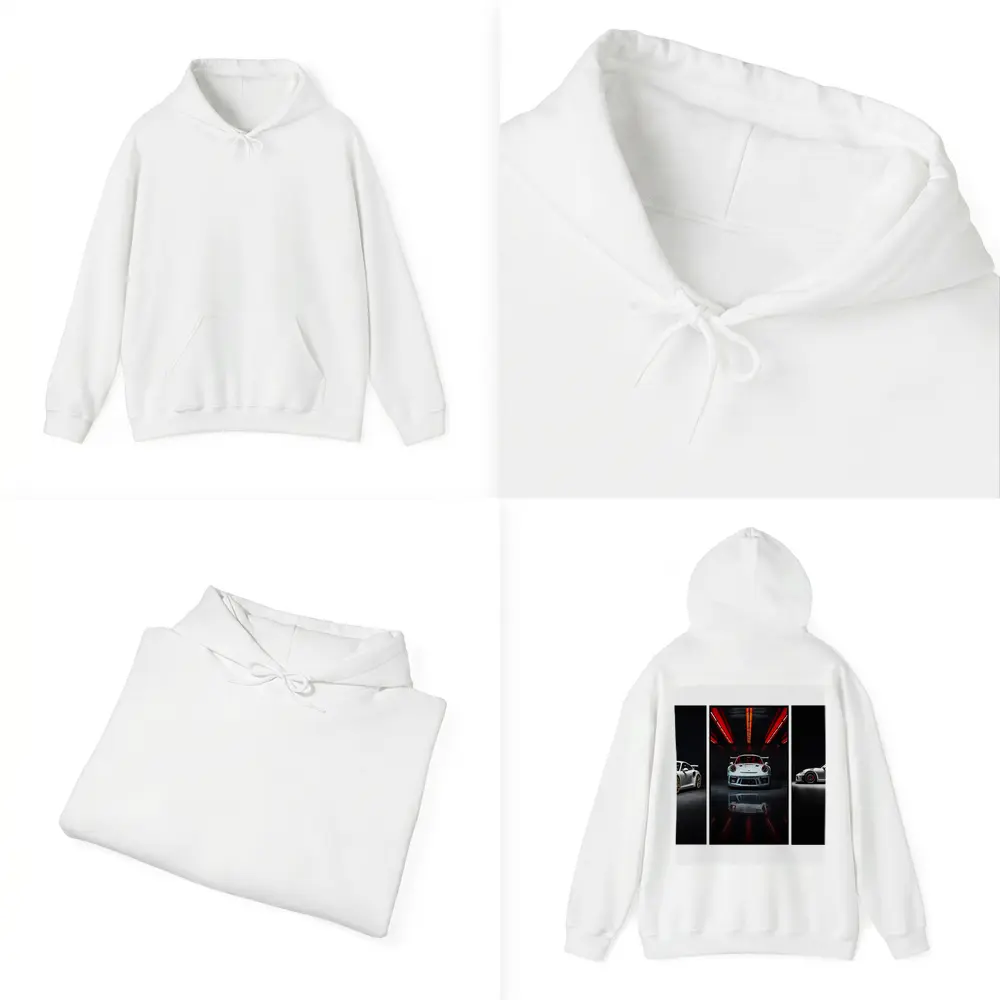 Porsche 911 GT3 RS Dark Studio Triptych – Hoodies