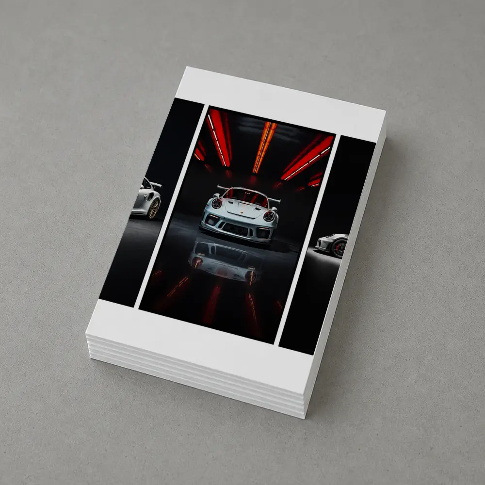 Porsche 911 GT3 RS Dark Studio Triptych – Postcards