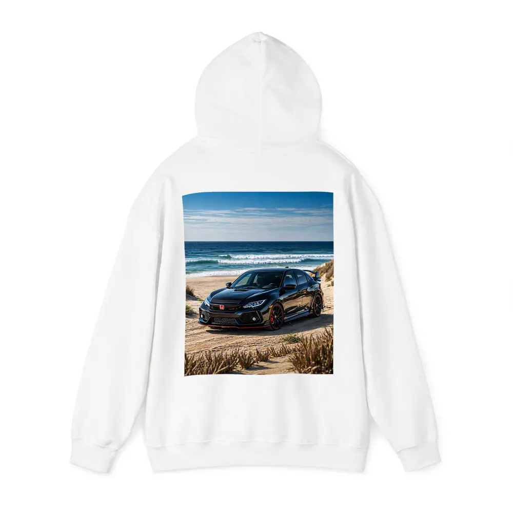 Black Honda Civic Type R Beach – Hoodies