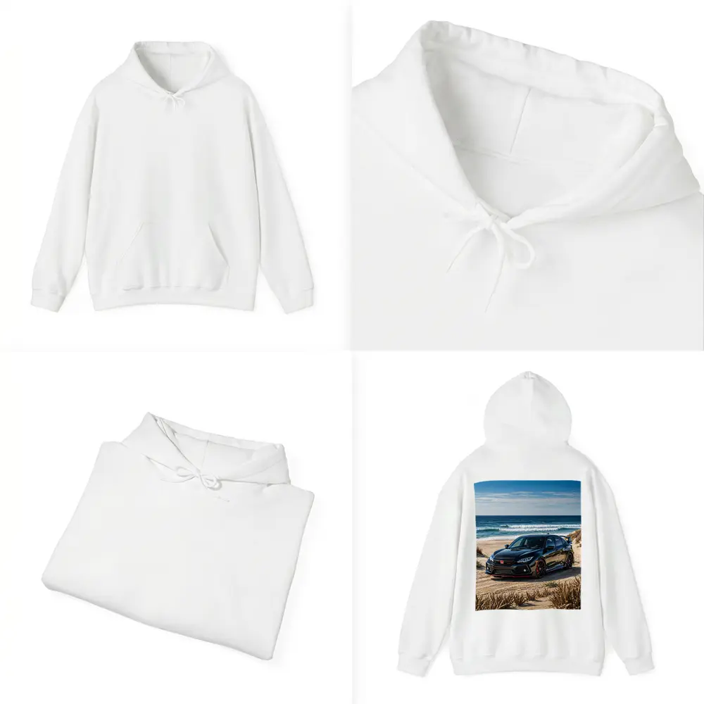 Black Honda Civic Type R Beach – Hoodies