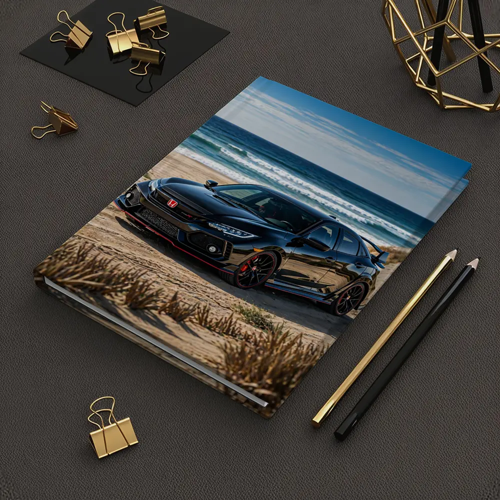 Black Honda Civic Type R Beach – Notebooks