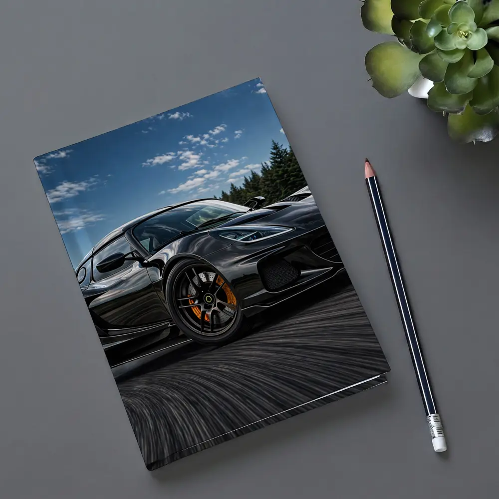 Black Lotus Emira Drifting On Track – Notebooks