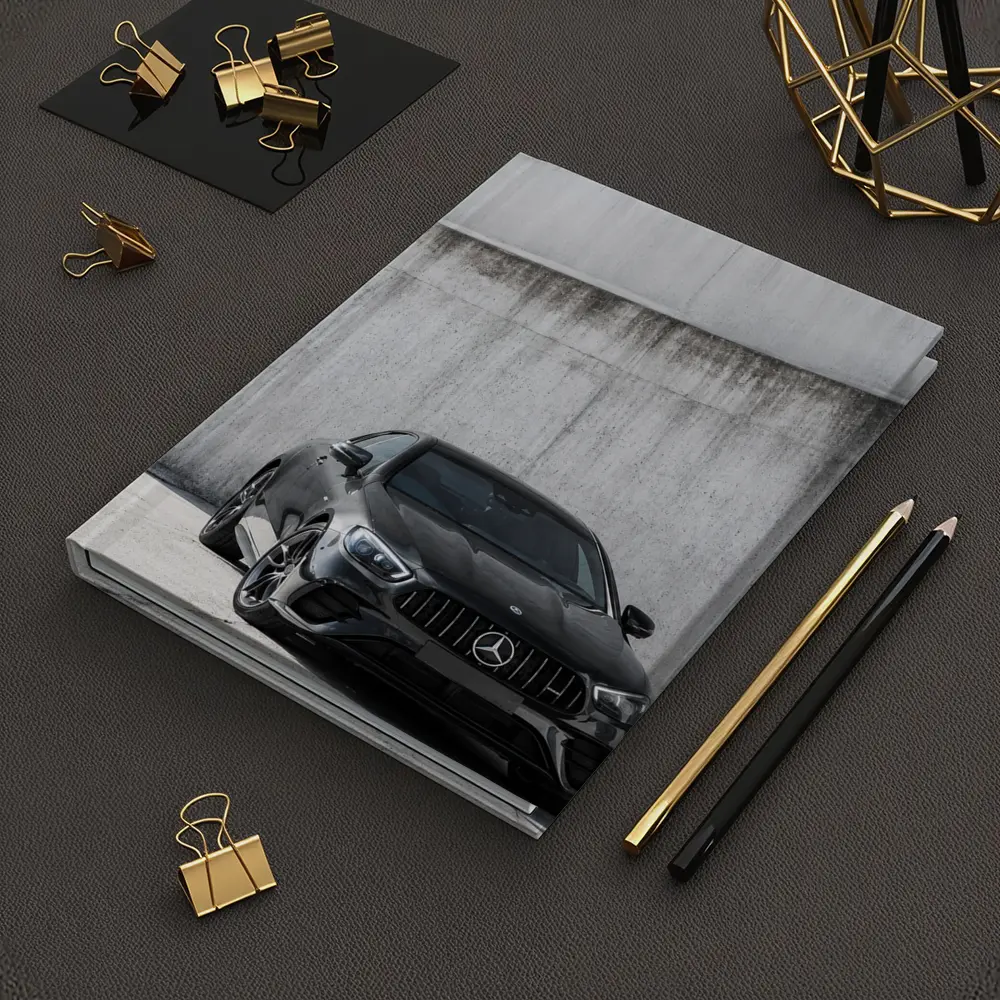 Black Mercedes AMG E Class Mountain Background – Notebooks