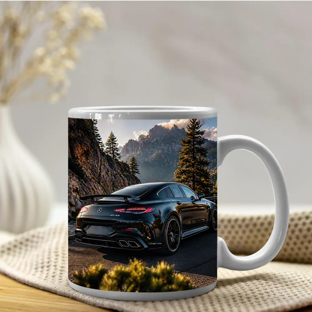 Mercedes AMG GT Black Mountain Road Shot – Mugs