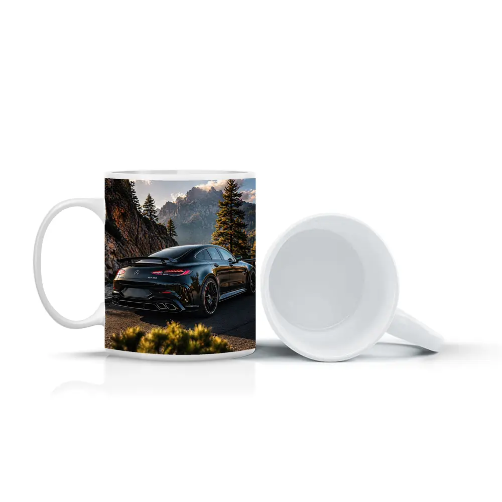 Mercedes AMG GT Black Mountain Road Shot – Mugs