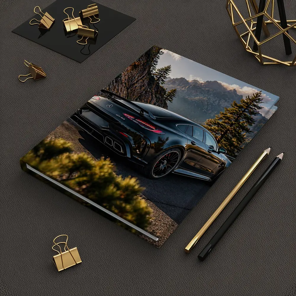 Mercedes AMG GT Black Mountain Road Shot – Notebooks