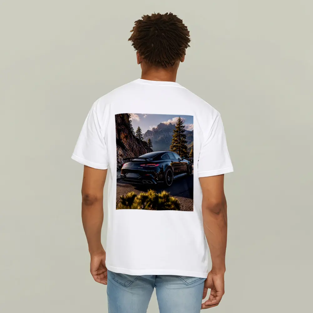 Mercedes AMG GT Black Mountain Road Shot – T-Shirts