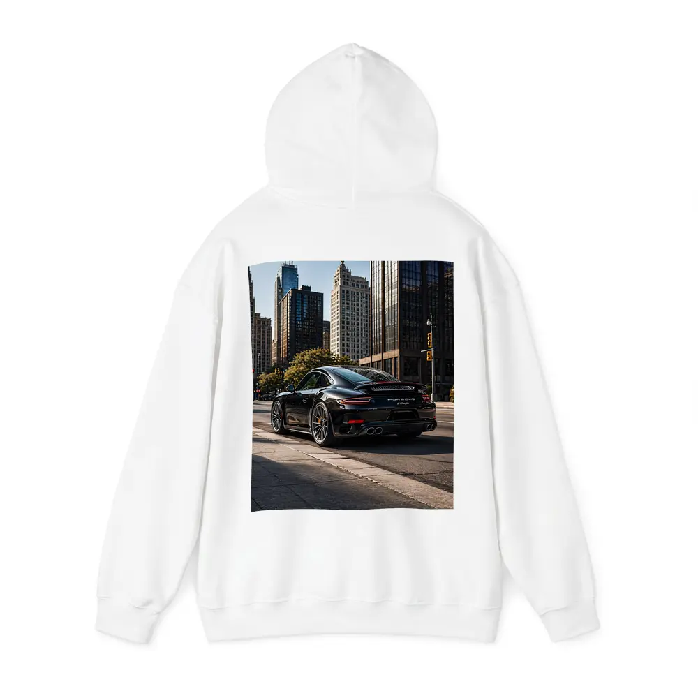 Black Porsche 911 Turbo City Street – Hoodies
