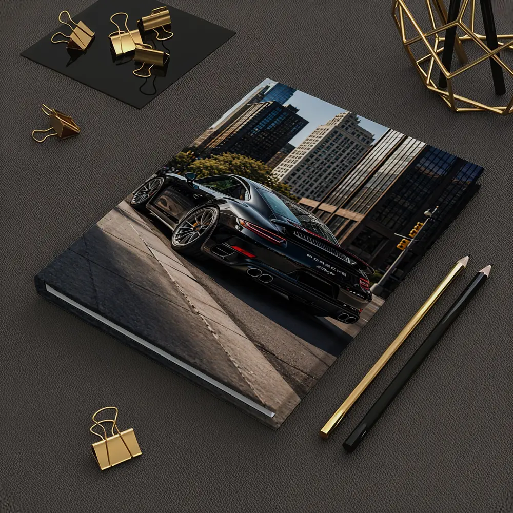Black Porsche 911 Turbo City Street – Notebooks