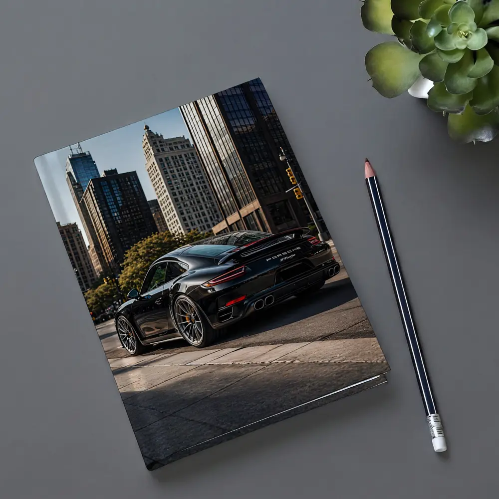 Black Porsche 911 Turbo City Street – Notebooks
