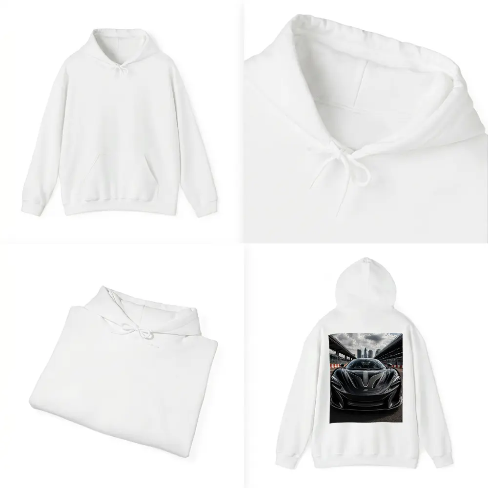 McLaren Black Supercar Racing Track City – Hoodies