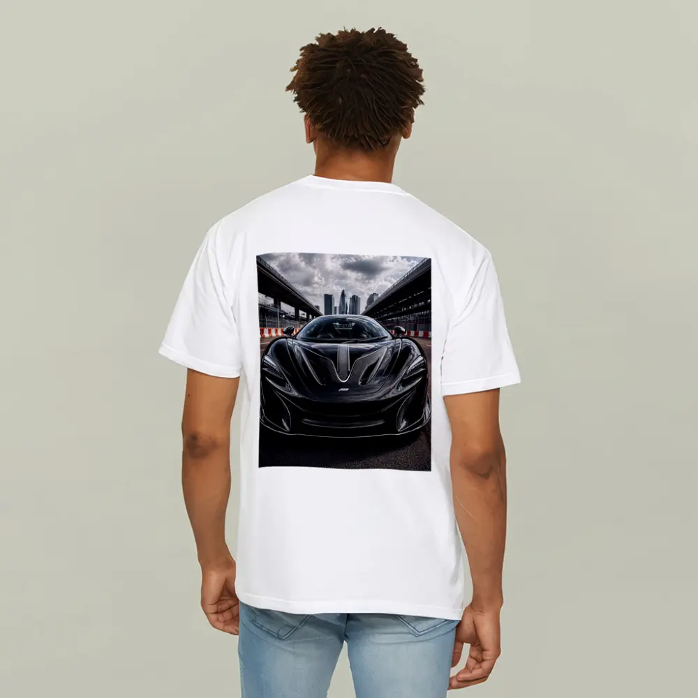 McLaren Black Supercar Racing Track City – T-Shirts