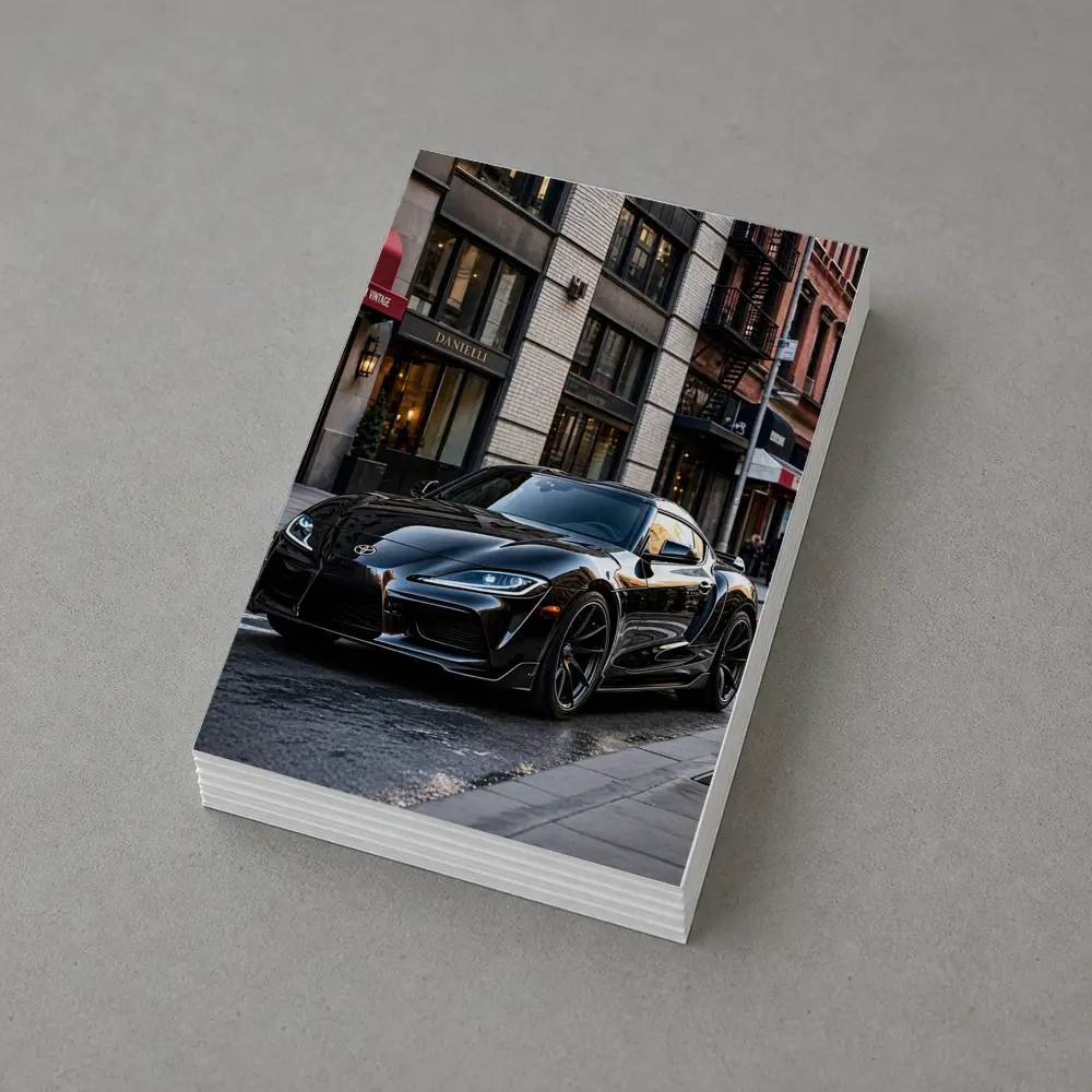 Black Toyota GR Supra NYC Street – Postcards