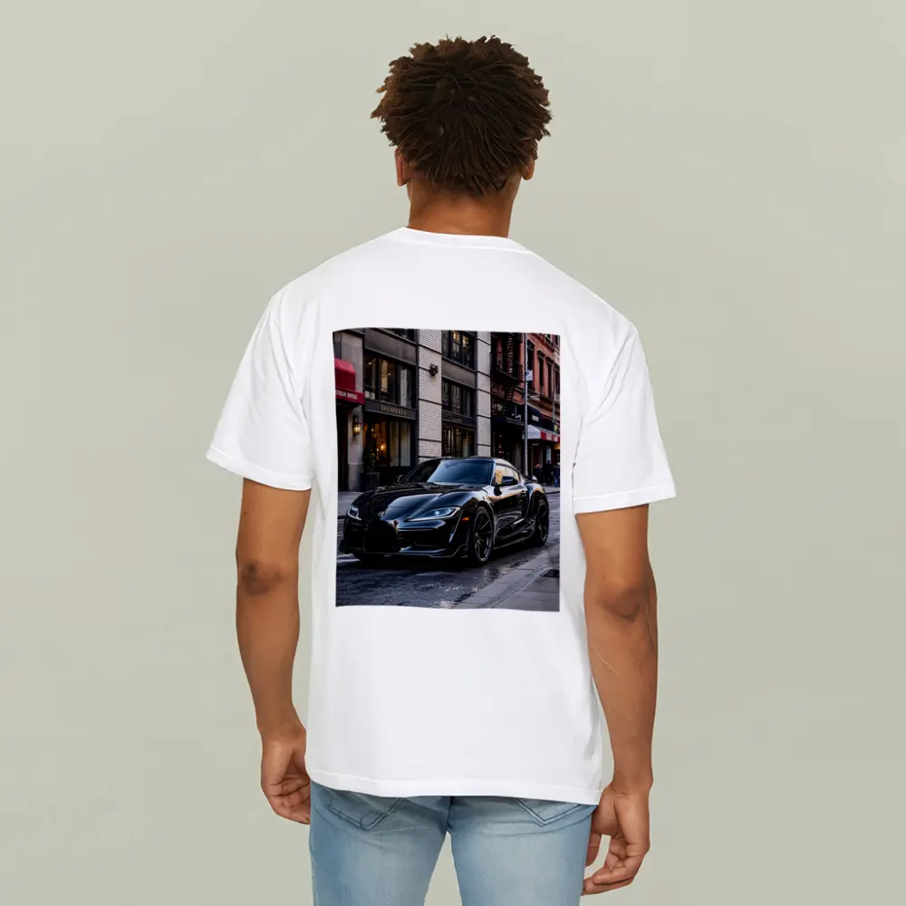 Black Toyota GR Supra NYC Street – T-Shirts