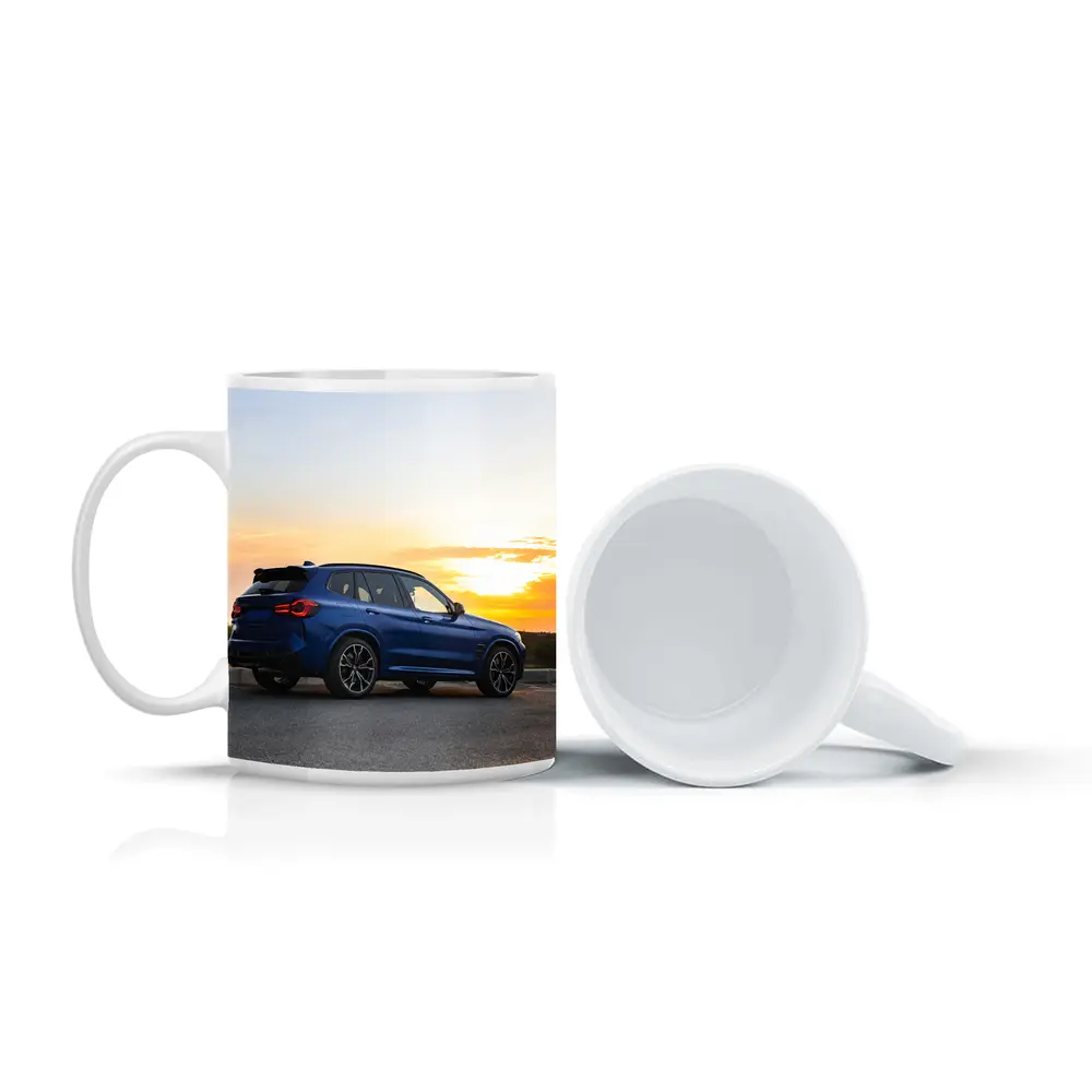 BMW X3 M Blue SUV Sunset Shot – Mugs