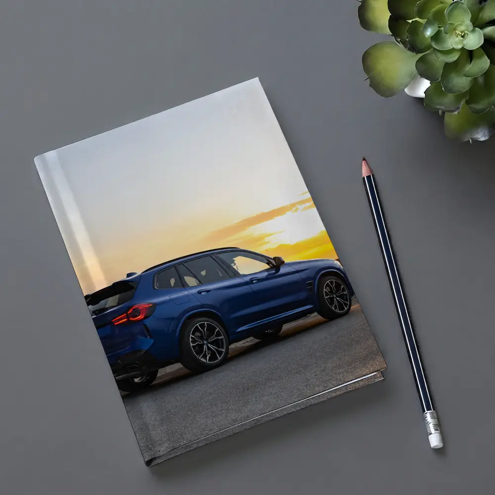 BMW X3 M Blue SUV Sunset Shot – Notebooks