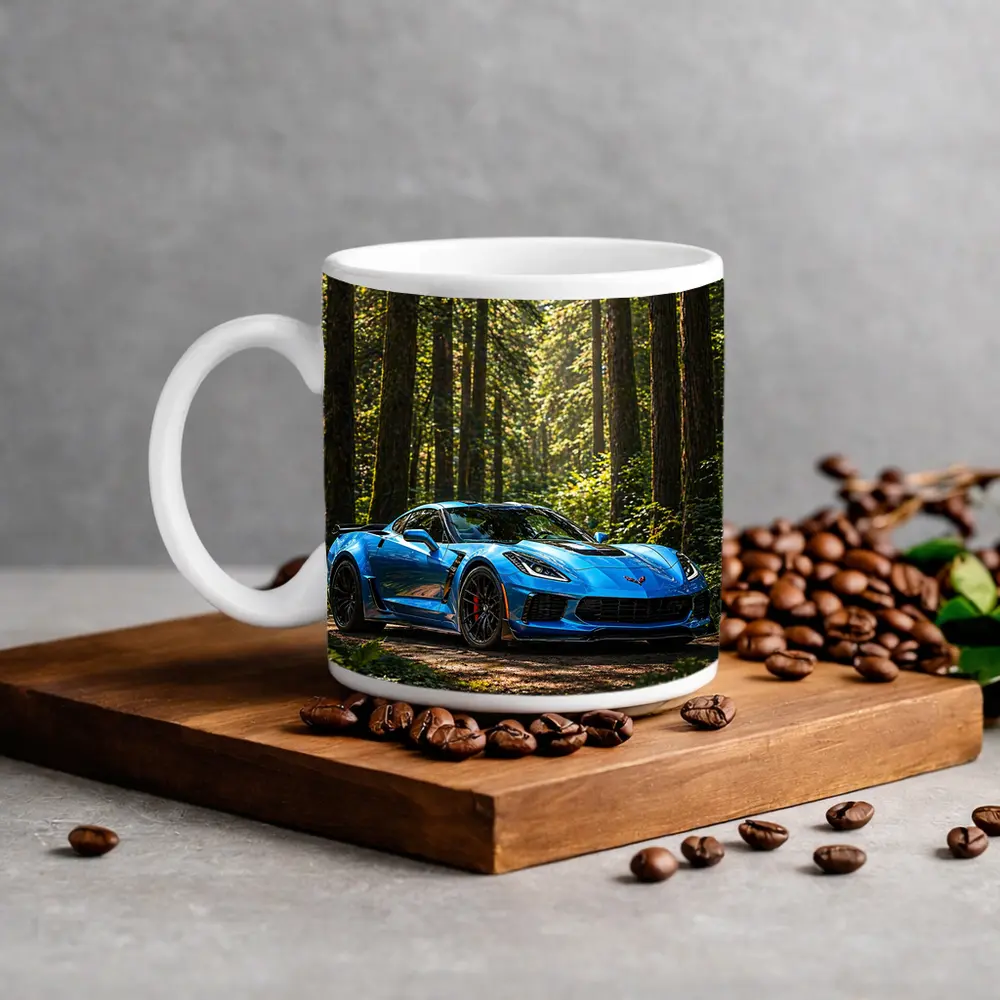Chevrolet Corvette Z06 Blue Forest Road – Mugs