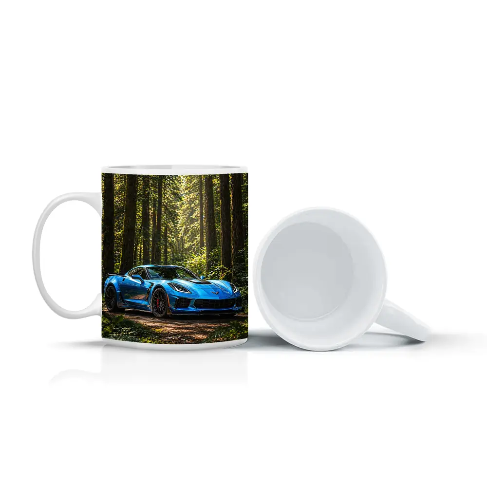 Chevrolet Corvette Z06 Blue Forest Road – Mugs