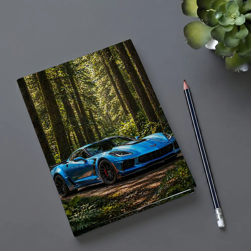 Chevrolet Corvette Z06 Blue Forest Road – Notebooks