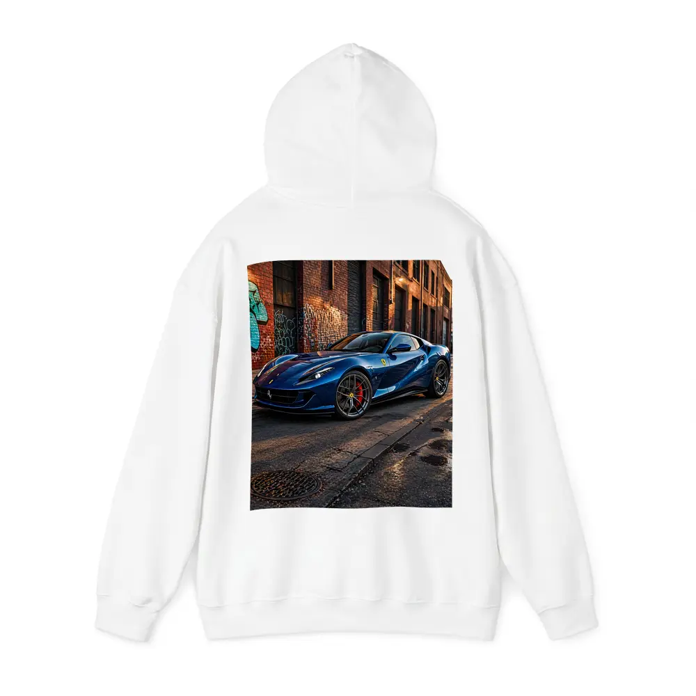 Ferrari 812 Superfast Blue Urban Street – Hoodies