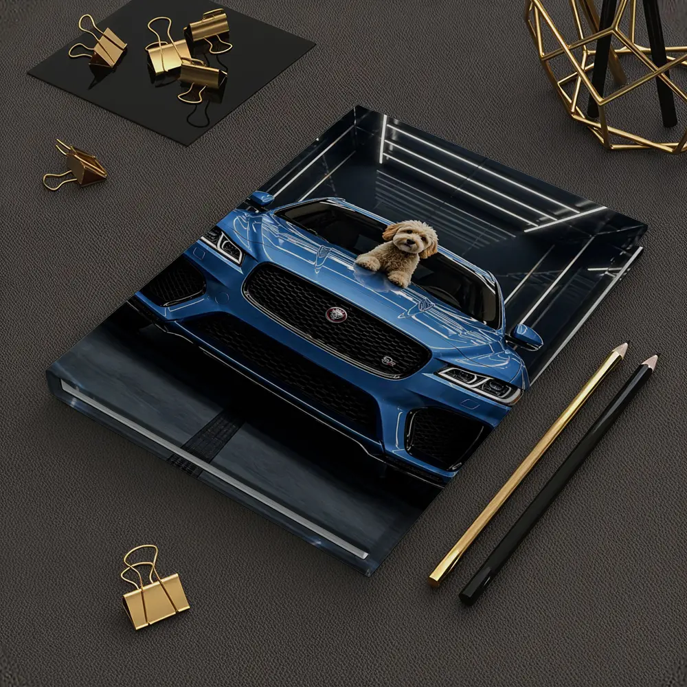 Blue Jaguar F-Pace SVR Dog Garage – Notebooks