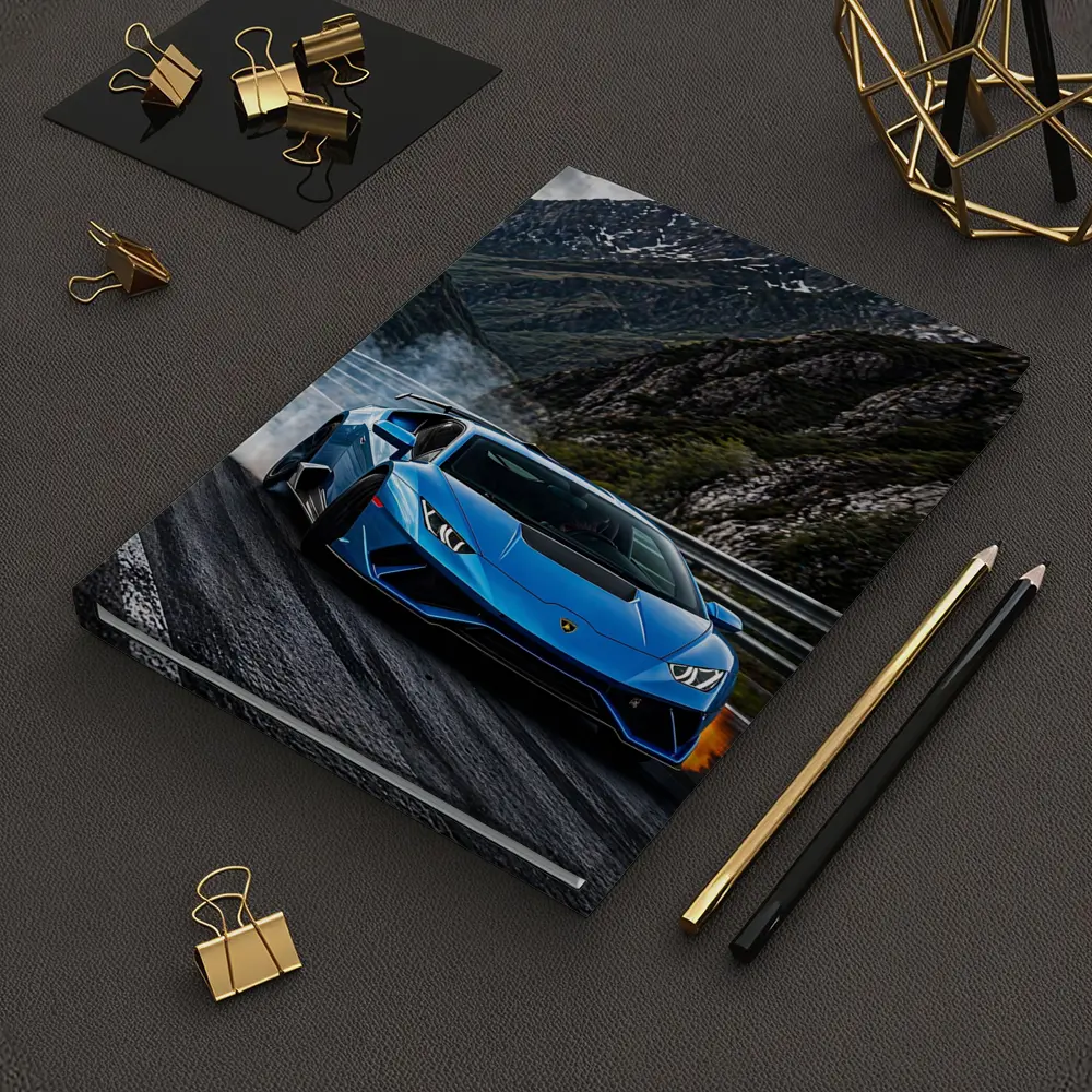 Lamborghini Huracan Blue Mountain Road Drift – Notebooks