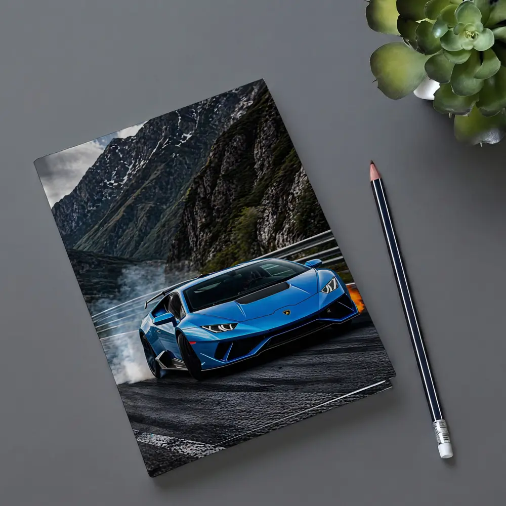 Lamborghini Huracan Blue Mountain Road Drift – Notebooks