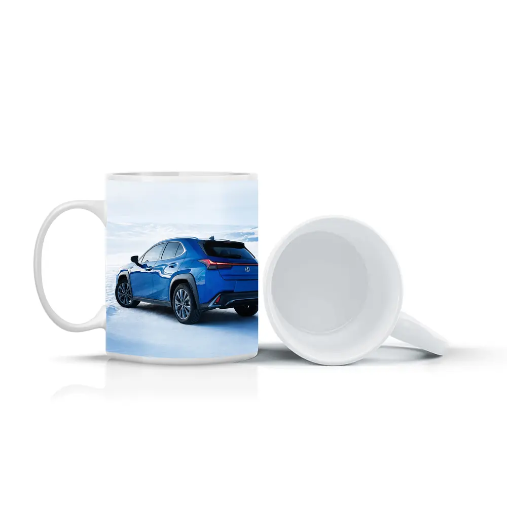 Lexus UX Blue SUV Winter Snow Landscape – Mugs