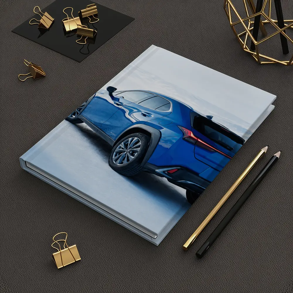 Lexus UX Blue SUV Winter Snow Landscape – Notebooks