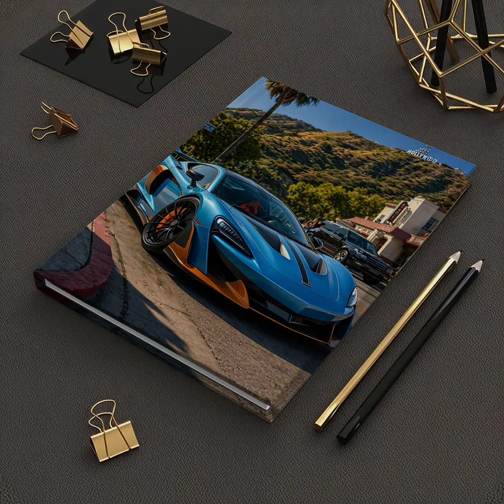 McLaren 600LT Blue Hollywood Hills Los Angeles – Notebooks