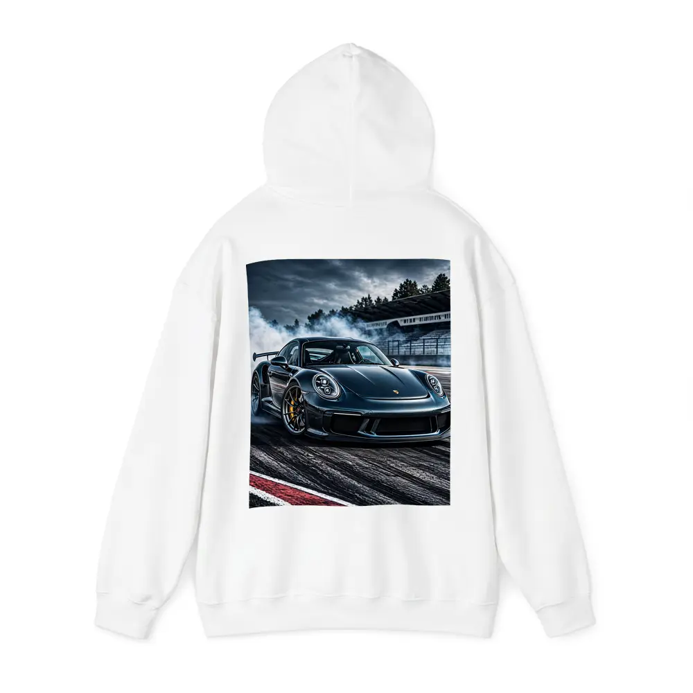 Porsche GT3 RS Drifting On Dark Track – Hoodies