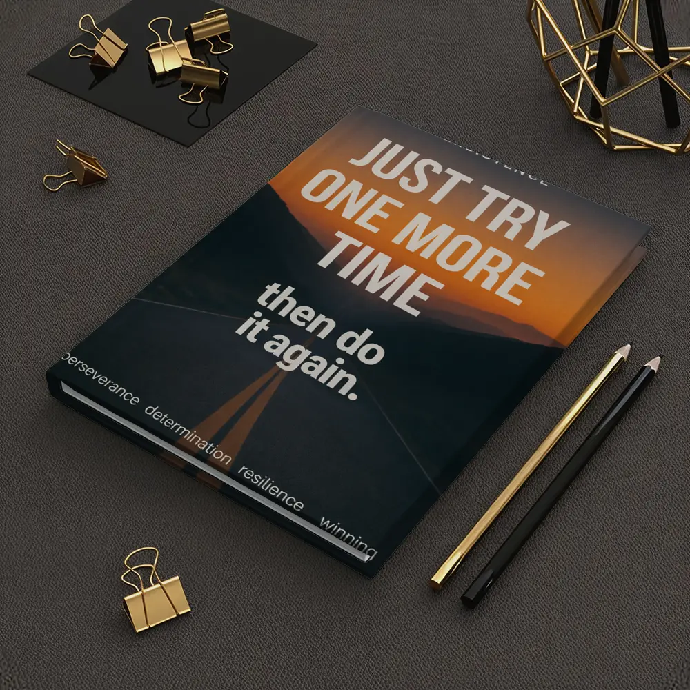 Persistence Just Try One More Time Road – Notebooks