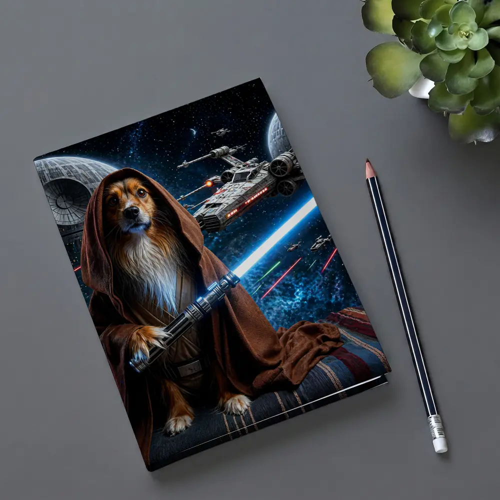 Shetland Sheepdog Jedi Knight Epic Space Battle – Notebooks