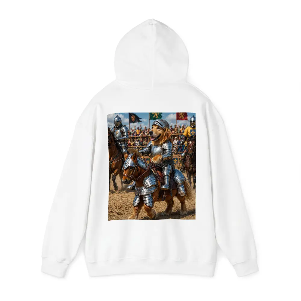 Golden Retriever Knight Riding Horse Tournament – Hoodies