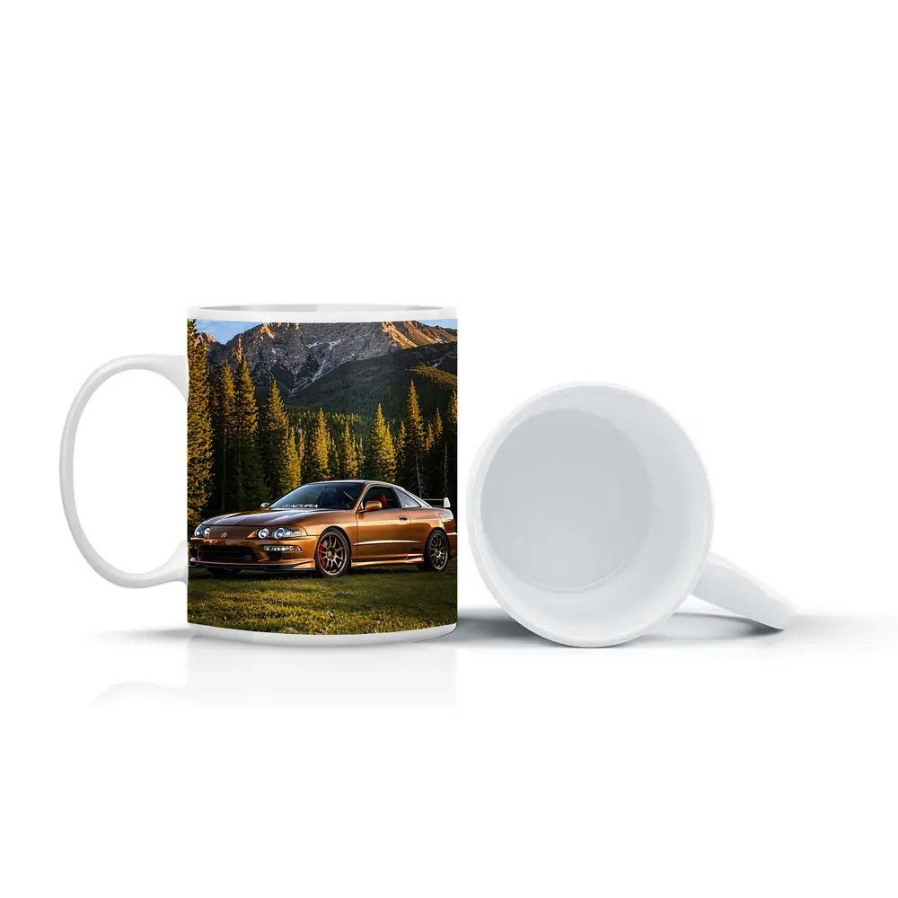 Acura Integra Gold Mountain Forest Setting – Mugs