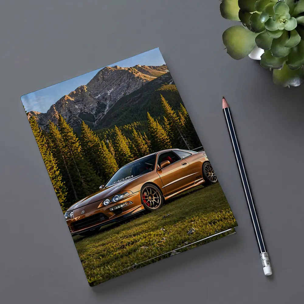 Acura Integra Gold Mountain Forest Setting – Notebooks