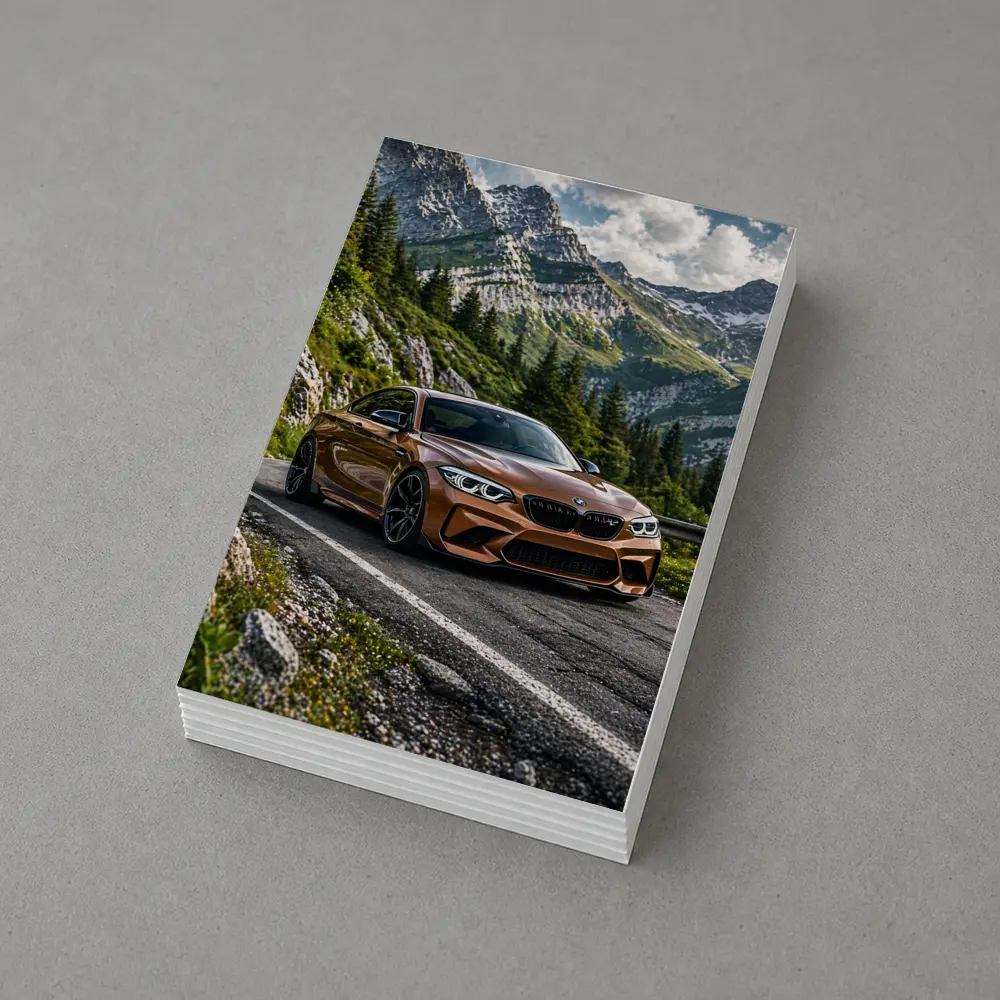 BMW M2 Bronze Coupe Mountain Road – Postcards