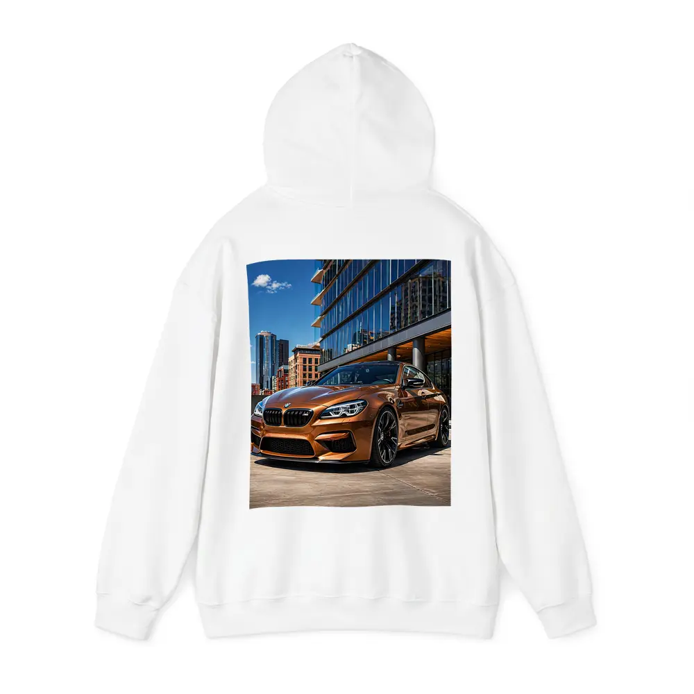 BMW M6 Bronze Coupe Urban City Setting – Hoodies