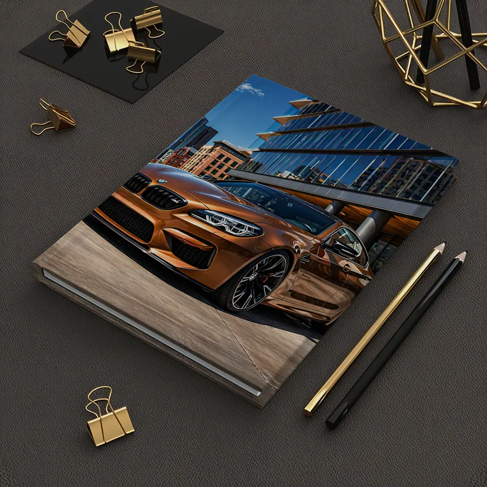 BMW M6 Bronze Coupe Urban City Setting – Notebooks