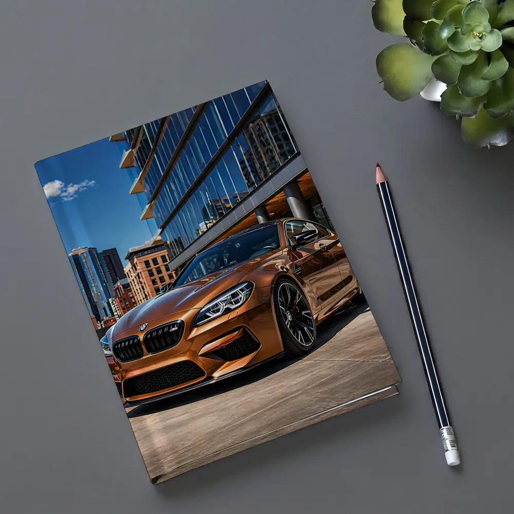 BMW M6 Bronze Coupe Urban City Setting – Notebooks