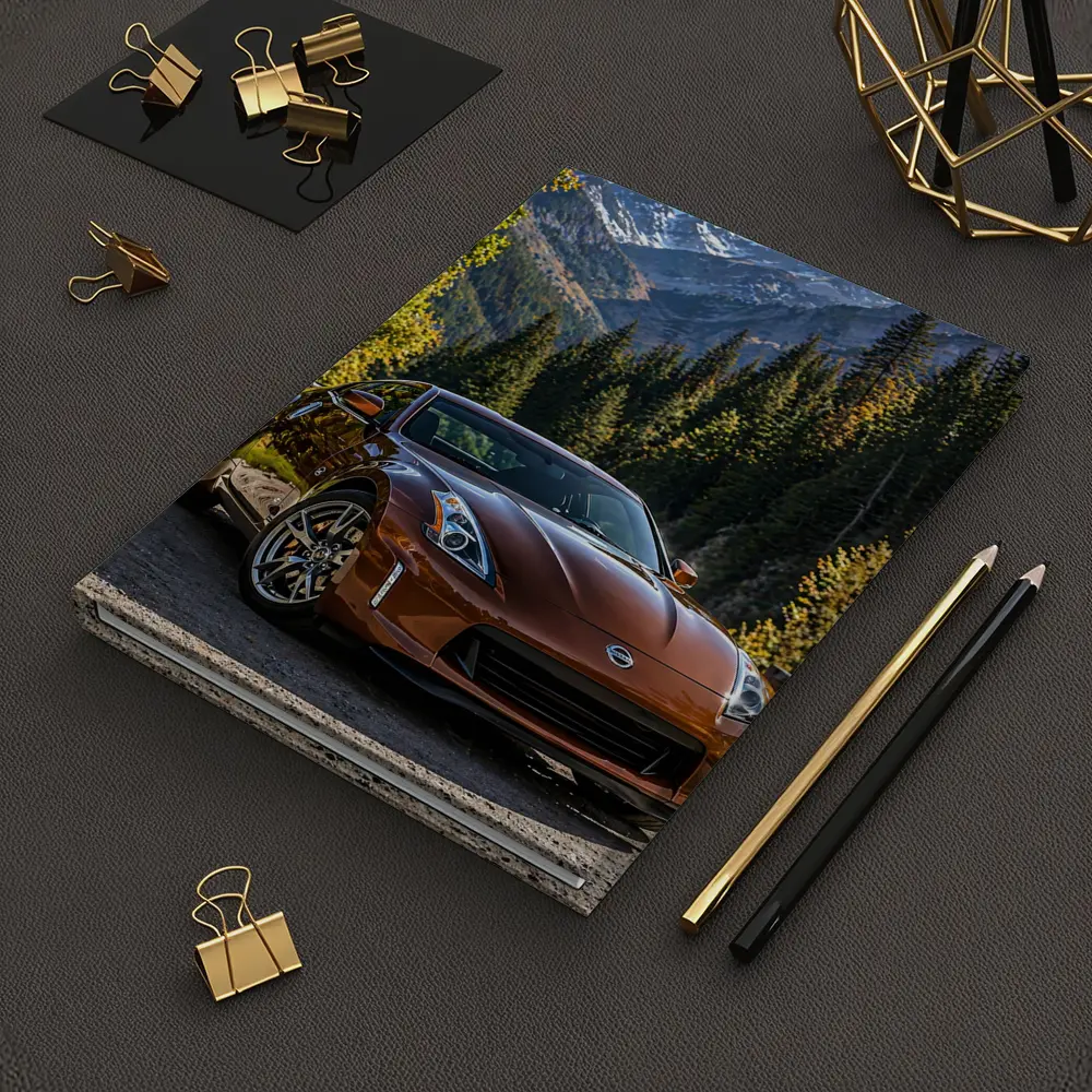 Nissan 370Z Brown Sports Car Mountain Setting – Notebooks
