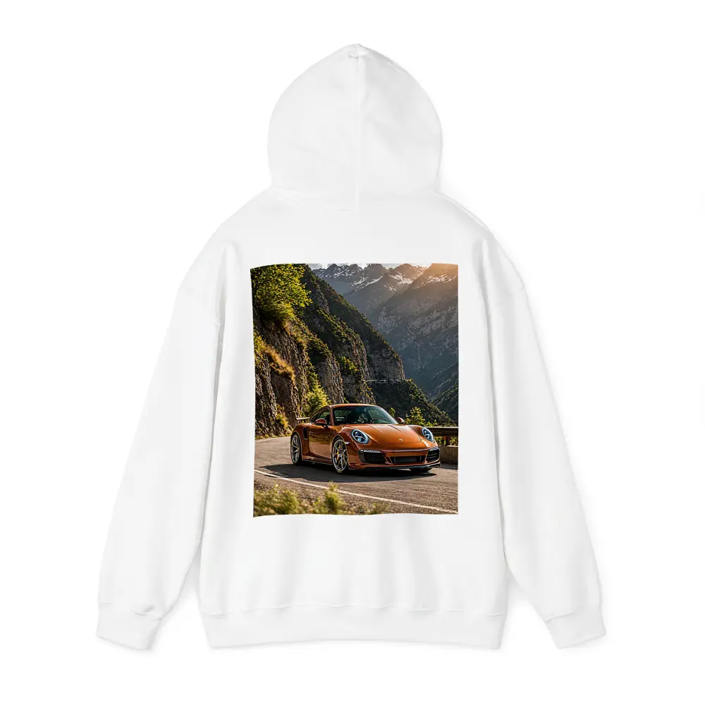Porsche 911 Orange Mountain Road Drive – Hoodies