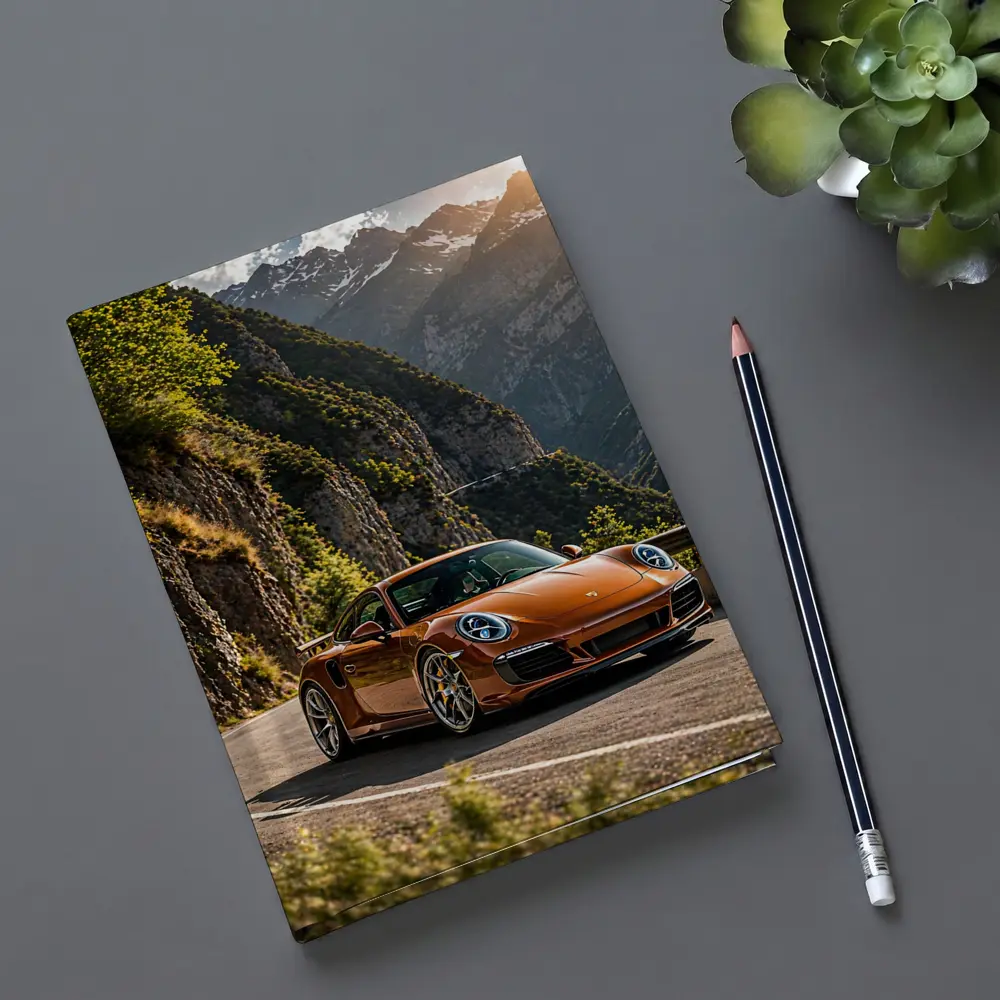 Porsche 911 Orange Mountain Road Drive – Notebooks