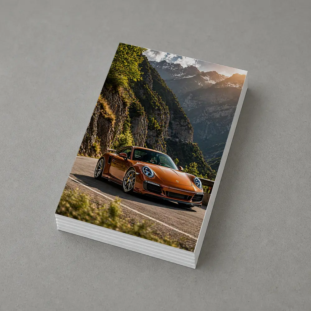 Porsche 911 Orange Mountain Road Drive – Postcards