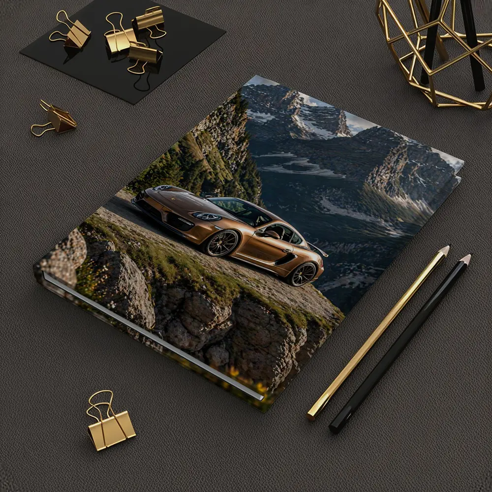Porsche Cayman Bronze Mountain Road Drive – Notebooks