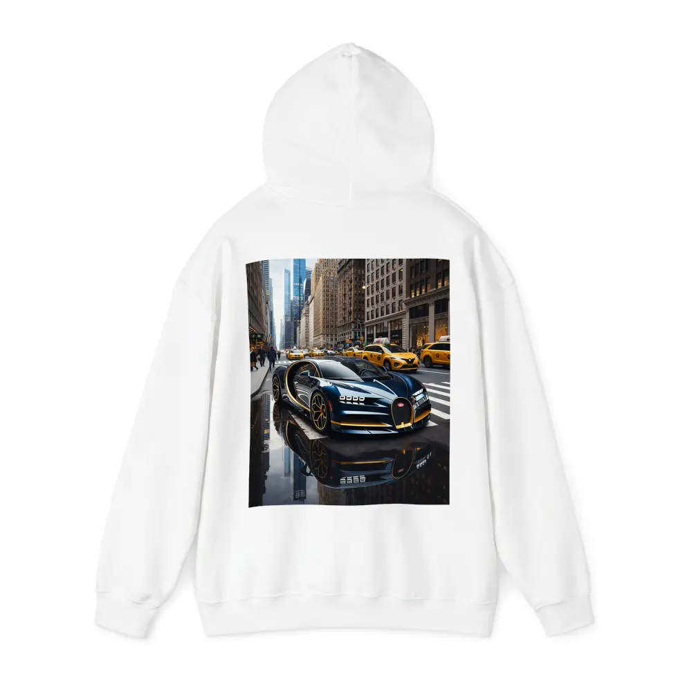Bugatti Chiron Cruising Wet New York Streets – Hoodies