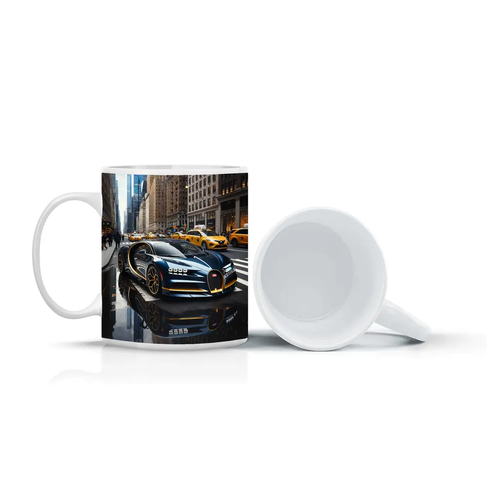 Bugatti Chiron Cruising Wet New York Streets – Mugs